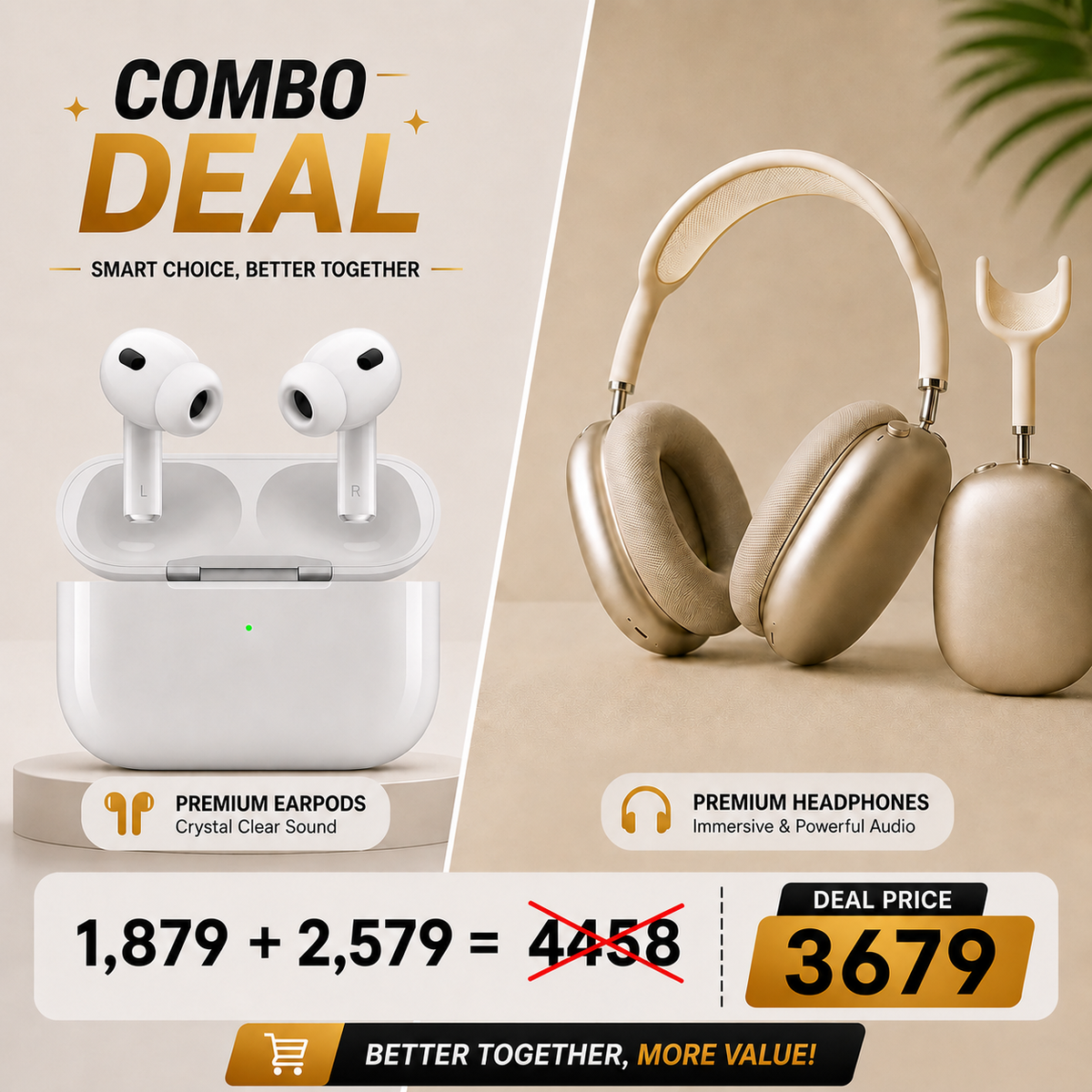AerPods Max + AerPods Pro 3 (Prepaid Combo)