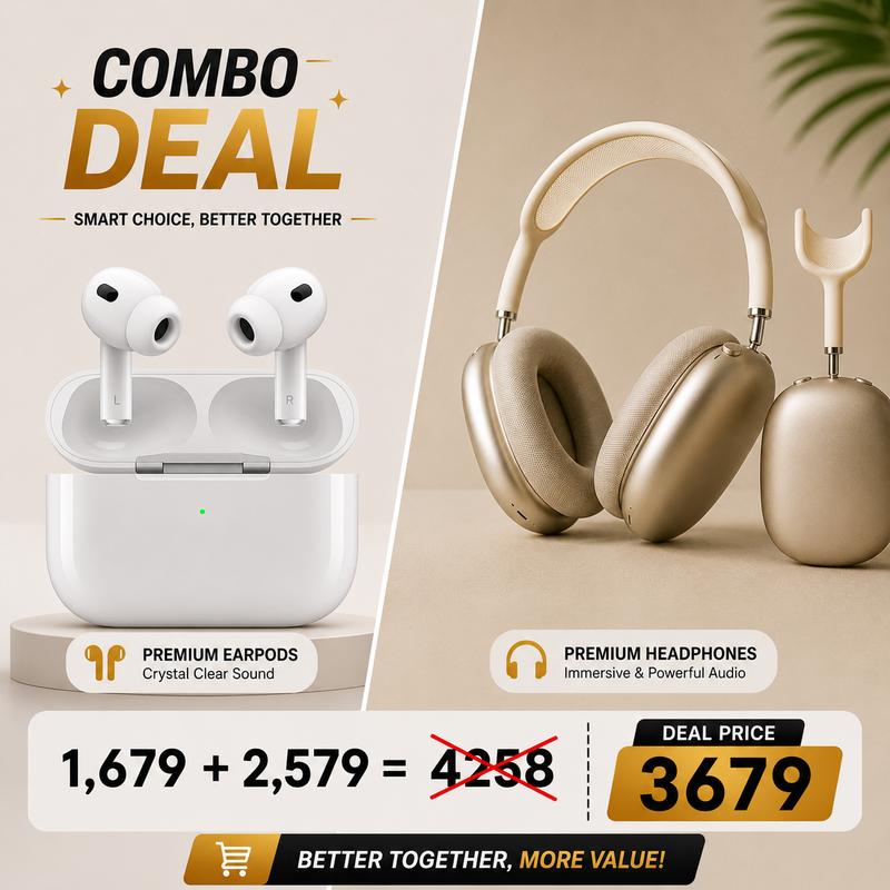 AerPods Max + AerPods Pro 3 (Prepaid Combo)