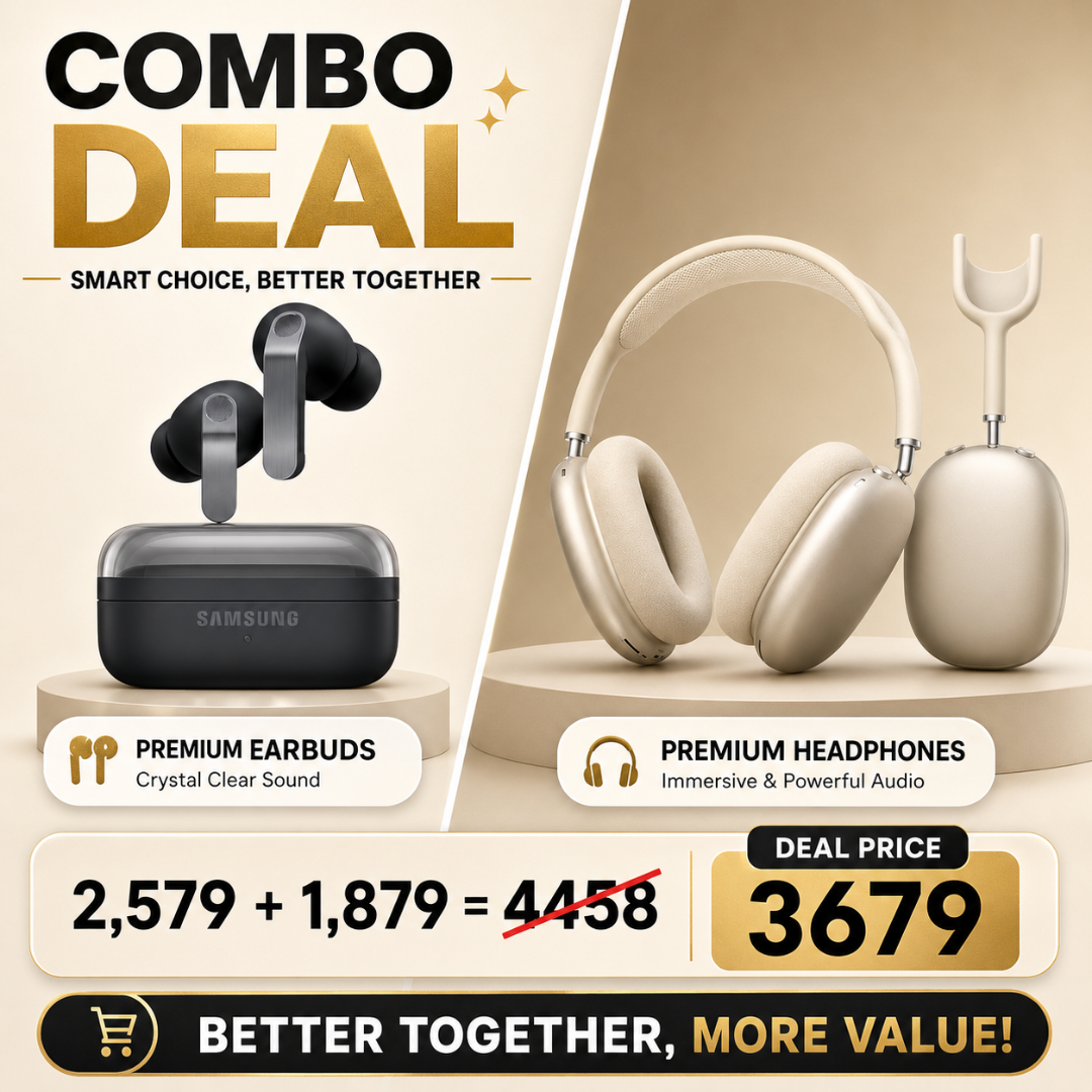 AerPods Max + Samsung Buds 4 Pro(Prepaid Combo)