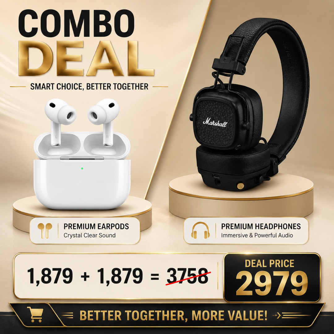 Mar.shall Major 4 + AerPods Pro 3(Prepaid Combo)