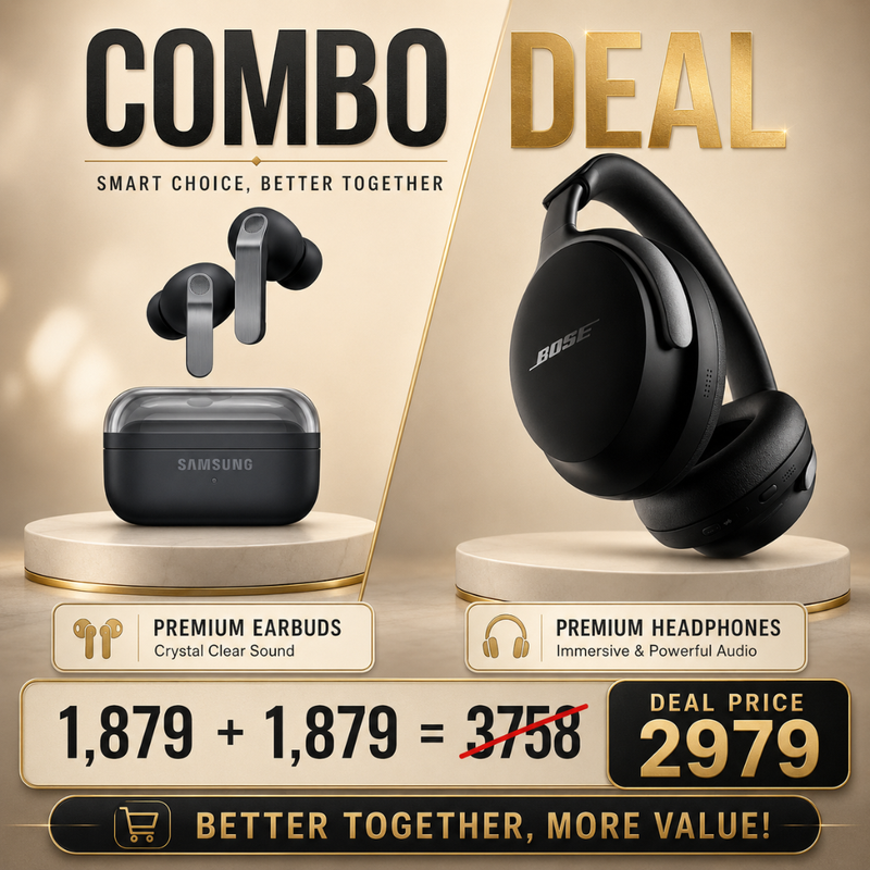 BOZE Quiet Comfort Ultra + Sam.sung Buds 4 Pro(Prepaid Combo)