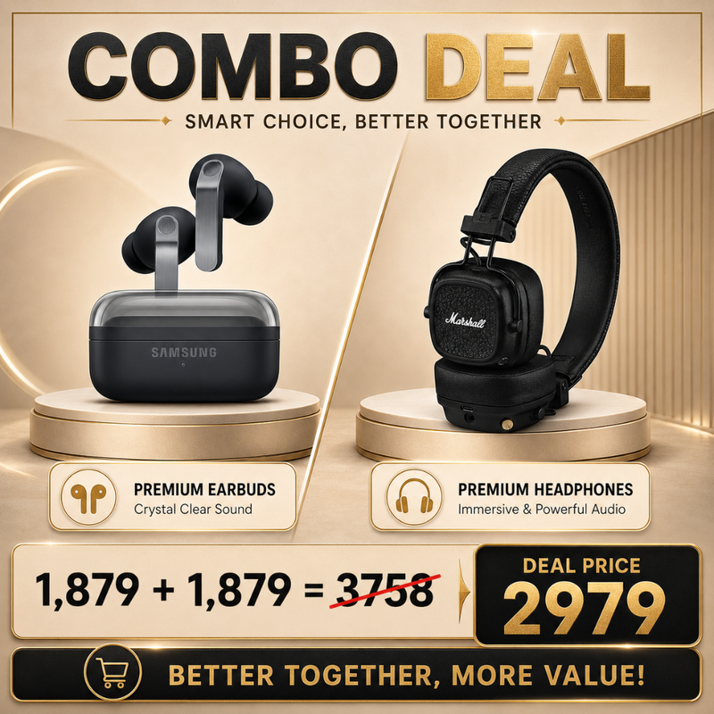 Mar.shall Major 4 + Sam.sung Buds 4 Pro(Prepaid Combo)