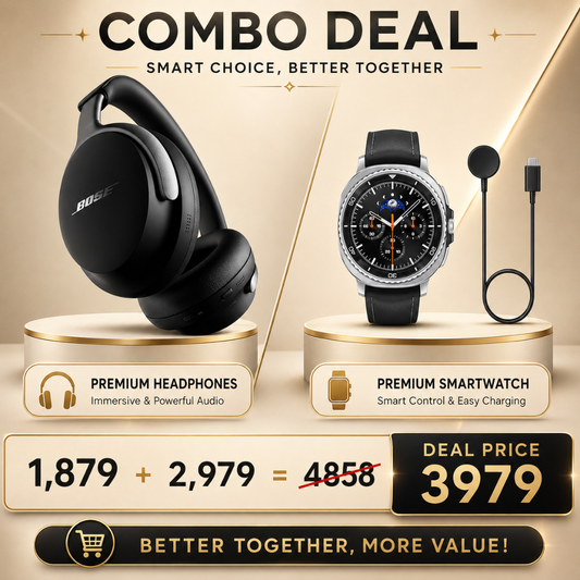 BOZE Quiet Comfort Ultra +Sam-sung Watch8 Classic (Prepaid Combo)