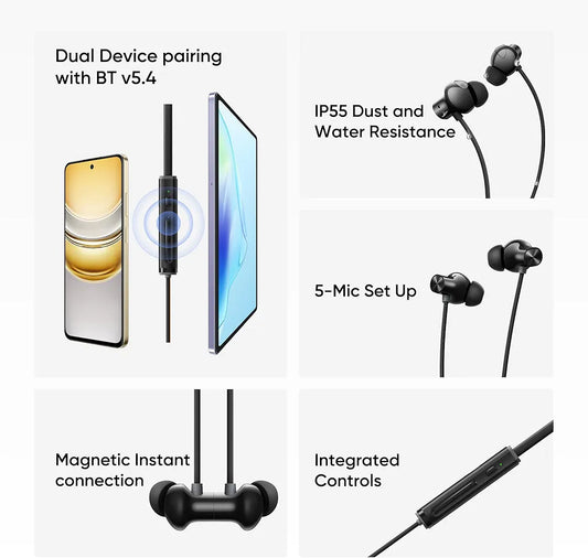 realme Buds Wireless 5 ANC in Ear Bluetooth.