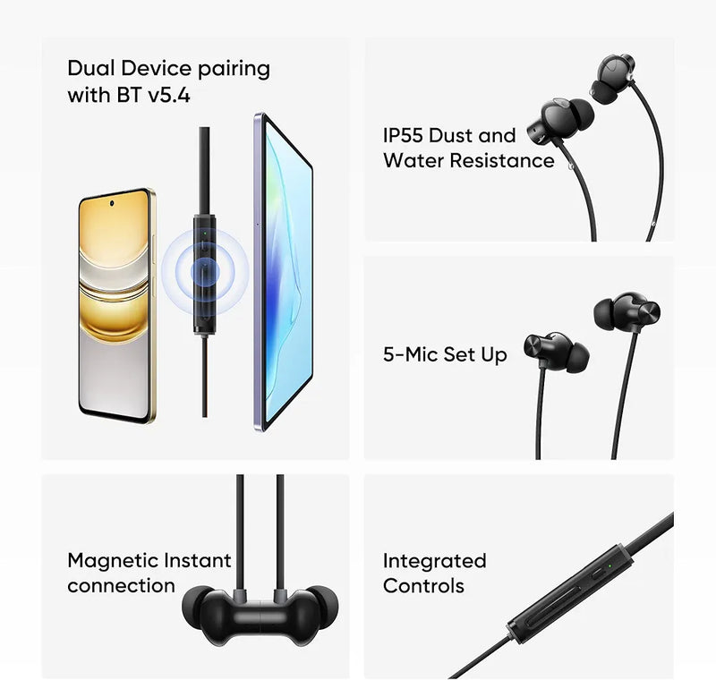 realme Buds Wireless 5 ANC in Ear Bluetooth.